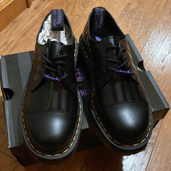 NEW in box Dr. Martens 1461 Bex WEDNESDAY PLATFORM SHOES, size US 8 - Picture 4 of 17